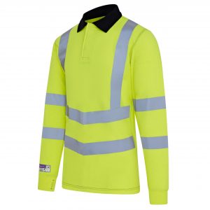 VAILOSg LINDAU FR AS EA HV 175 gsm Jersey Long Sleeve Standard Tape Polo Shirt