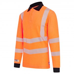 VAILOSg ERBACH FR AS EA HV Long Sleeve Chevron Tape 210gsm Poloshirt