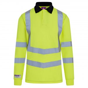 VAILOSg LINDAU FR AS EA HV 175 gsm Jersey Long Sleeve Standard Tape Polo Shirt
