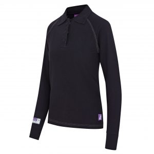VAILOSg WERVE FR AS EA Ladies Pique Long Sleeve Polo Shirt