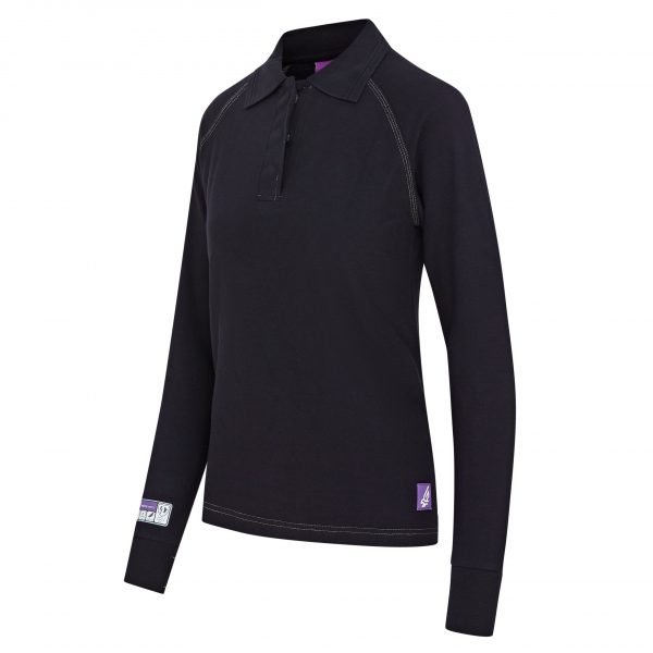VAILOSg WERVE FR AS EA Ladies Pique Long Sleeve Polo Shirt