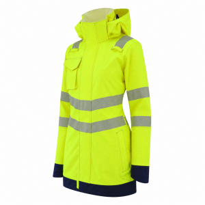 VAILOSg PASSAU FR AS EA HV Ladies Waterproof Lightweight Long Jacket Interactive