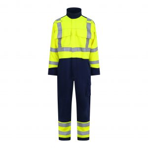 VAILOSg ACHERN FR AS EA HV APC2 ARC2 Platinum Two Tone Cargo Coverall – front view